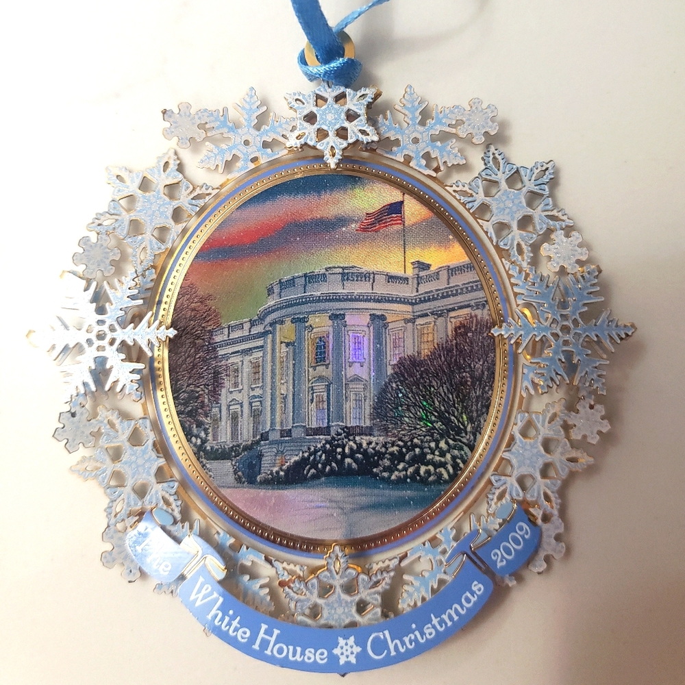 2009 White House Historical association Ornament President  Cleveland Christmas